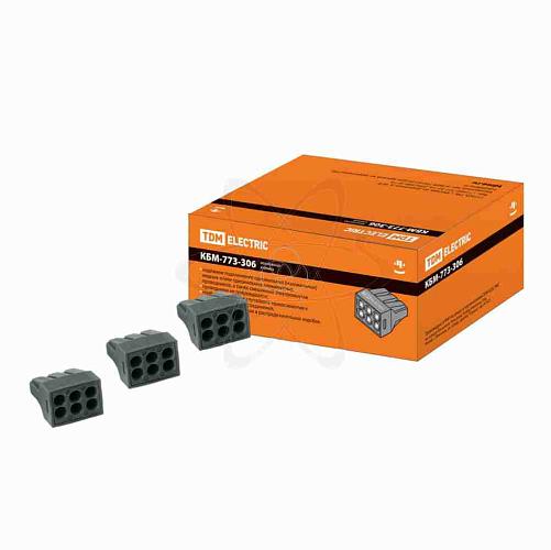 Клемма строительно-монтажная КМБ-773-306-(2,5мм2)