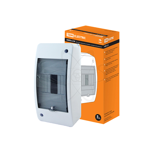 Бокс КМПн 2/4 для наруж.уст.с крышкой IP42