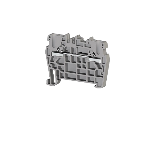 Клемник PYK2.5 пружинный быстрозажимной 2.5мм2 (серый)