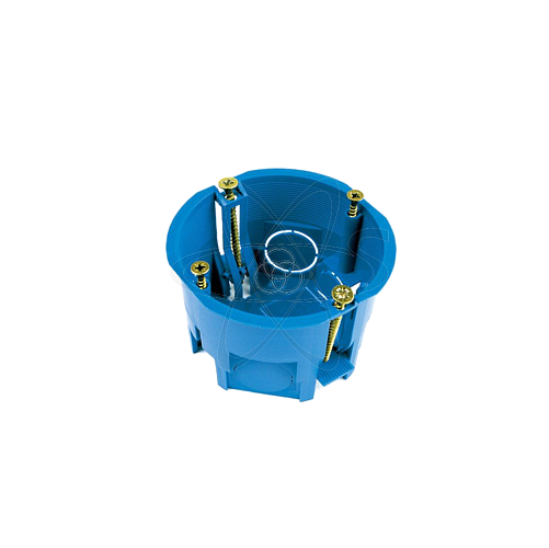 Установочная коробка модульная 60х42 мм, конструктор, синий