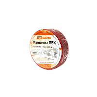 Изолента ПВХ 0,15х19 мм красная 20м TDM