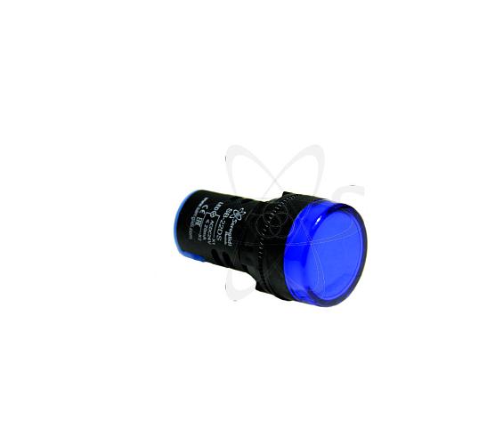 Лампа SB-22DS (LED) матрица синяя (B)  24В AC/DC