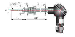 ДТПN285-0918.1000.1 (сталь Nicrobell D, L=1000мм, d=4,5мм, -40+1250С)