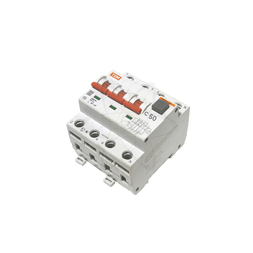 Автоматический выключатель АВДТ 63 4P С50 30мА