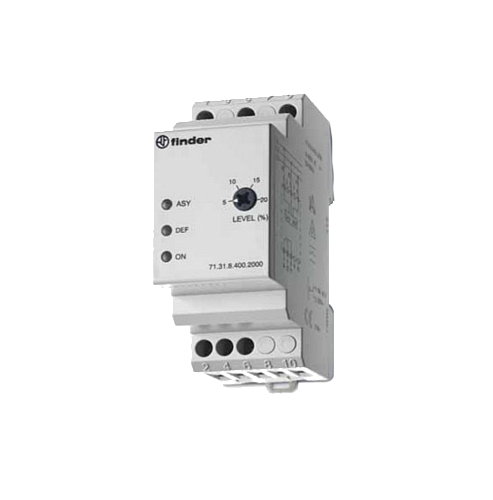 Реле контроля 3-фазных сетей(обрыв/чередование/асимметрия фаз;настраиваемые диапазоны;выход 1CO 10А)