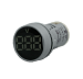 Вольтметр мини ADV-22DV(W) белый (Круглый)