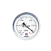 Вакуумметр ТВ-521Т.00 (-0,1...0 MPa) G1/2.150C.1.0 с гидрозаполнением
