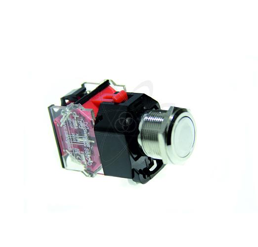 Кнопка  HBS1-DY-11S (1NO+1NC) без подсветки