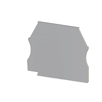 Пластина торцевая NPP AVK 2,5-10мм2 на клемники AVK2,5-4 (серый)