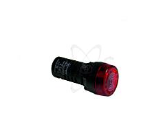 Лампа SBAD-22SM (LED) красный (R) с сиреной 230В