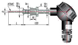 ДТПN295-0918.630.1 (сталь Nicrobell D, L=630мм, d=4,5мм, -40+1250С)