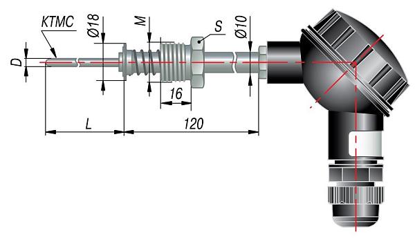 ДТПN295-0918.630.1 (сталь Nicrobell D, L=630мм, d=4,5мм, -40+1250С)