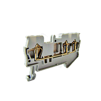Зажим клеммный безвинтовой (ЗКБ) 1,5 мм2 17,5А серый TDM