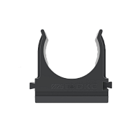 Держатель с защелкой, д.16мм, черный