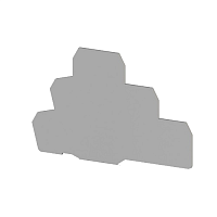Пластина торцевая NPP3 PUK3 на клемники 3х яр. PUK3