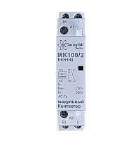 Модульный контактор  МК100/2-25A (1НО+1НЗ) 230VAC