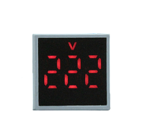 Вольтметр мини ADV-22FDV(R) красный